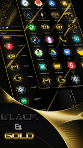 Arc Gold and Black theme Screenshot