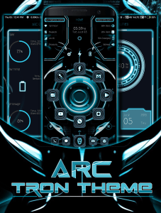 Arc Tron theme screenshot