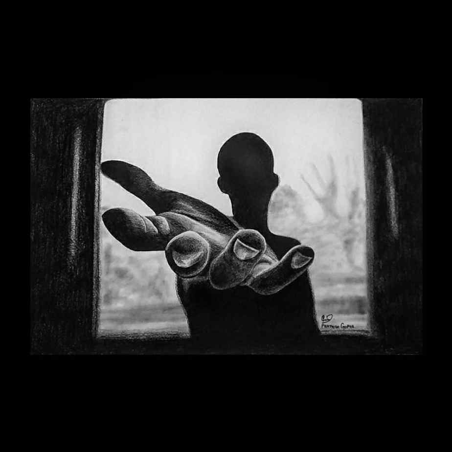 I never look at my watch when I'm sketching!