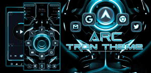Arc Tron theme banner