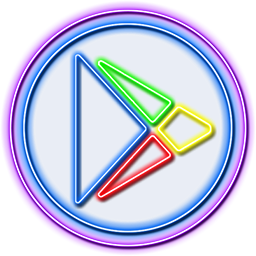 Neon Techy theme Icons | Arc Launcher