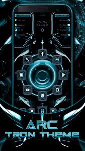 Arc Tron theme screenshot