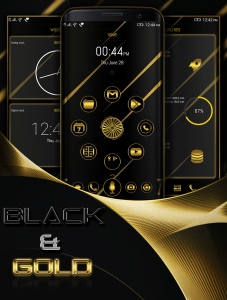 Arc Gold and Black theme Screenshot