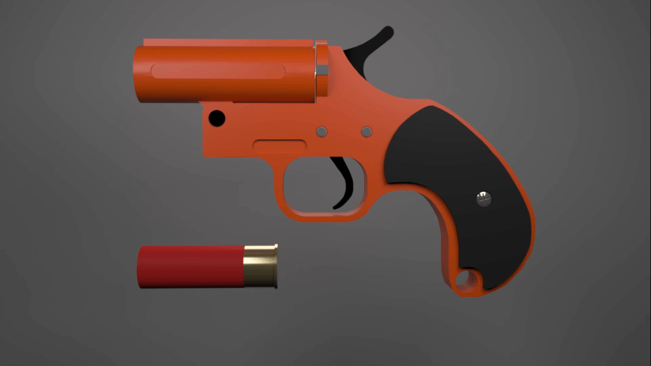 Game Asset (Flare Gun)